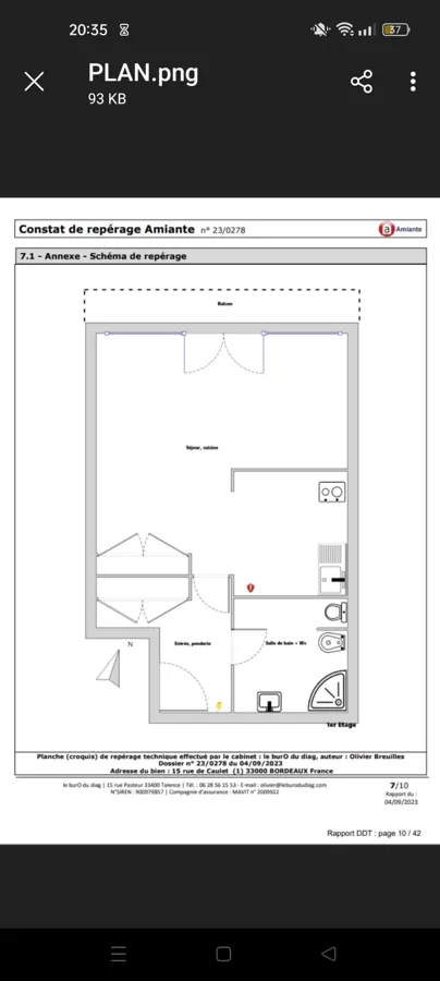 Plan avant travaux